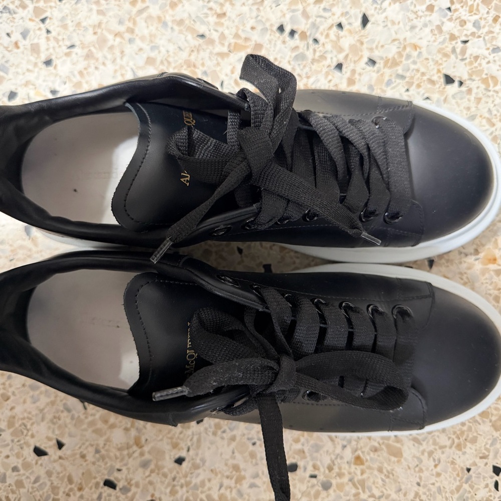 Alexander McQueen Black and White Sneakers